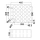 Foam Insert for 25 Microphones